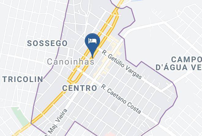 Canoinhas - Hotel Scholze Maps