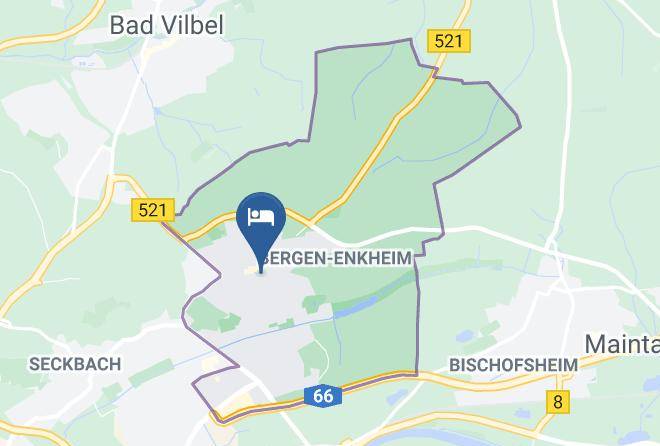 Frankfurt Am Main - Hotel Schone Aussicht Maps
