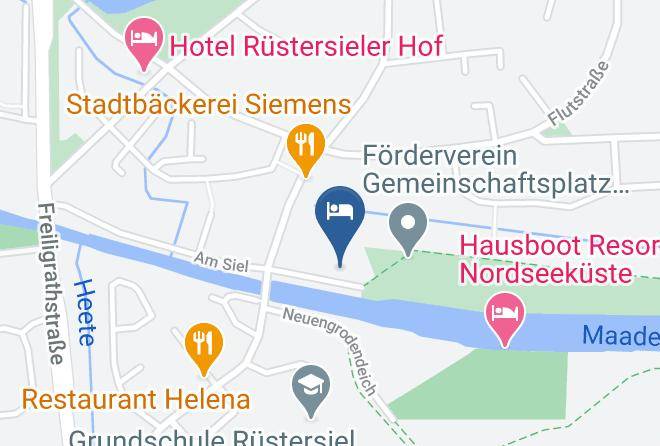 Wilhelmshaven - Hotel Schone Aussicht Maps
