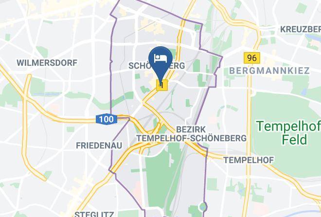Stadt Berlin - Hotel Schoneberg Maps