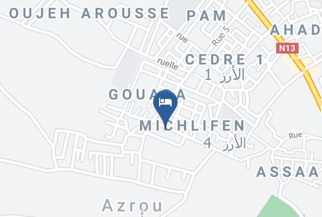 Fes Boulemane - Hotel School Ersat Azrou Maps