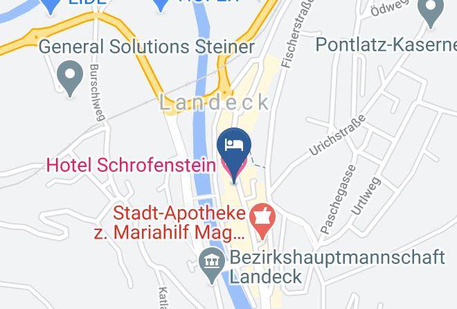 Landeck - Hotel Schrofenstein Maps