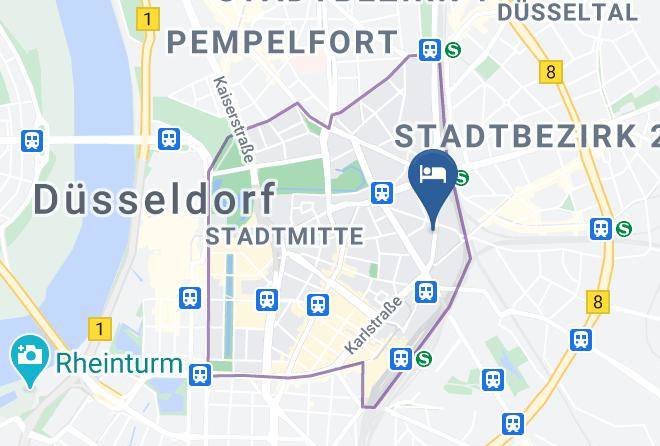 Dusseldorf - Hotel Schumacher Maps