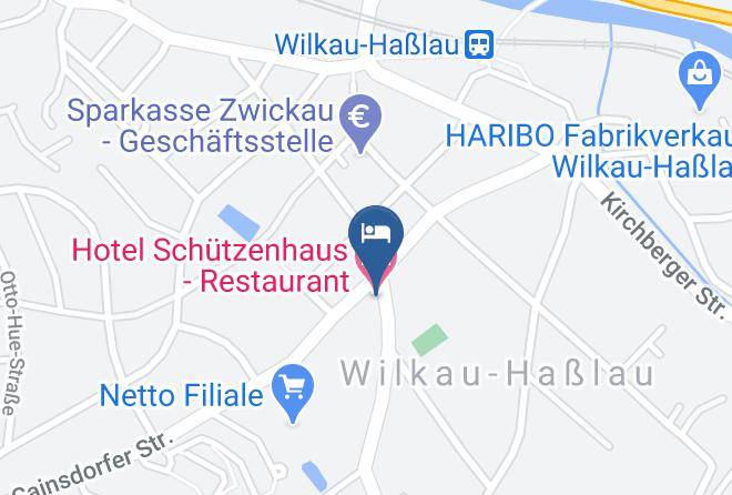 Zwickau - Hotel Schutzenhaus Restaurant Maps