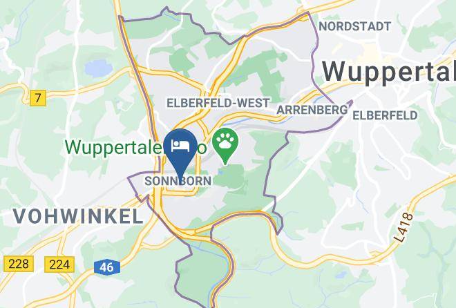 Wuppertal - Hotel Schwaferts Wuppertal Maps