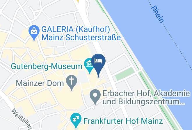 Mainz - Hotel Schwan Maps