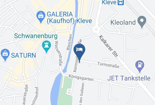 Cleves - Hotel Schwanenburg Maps