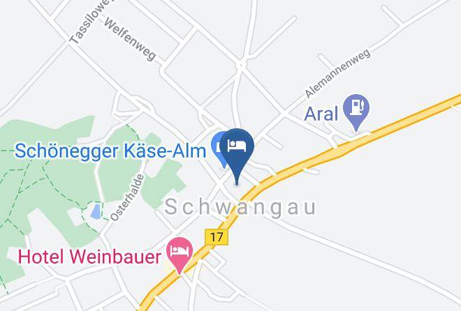 Ostallgau - Hotel Das Schwanstein Maps