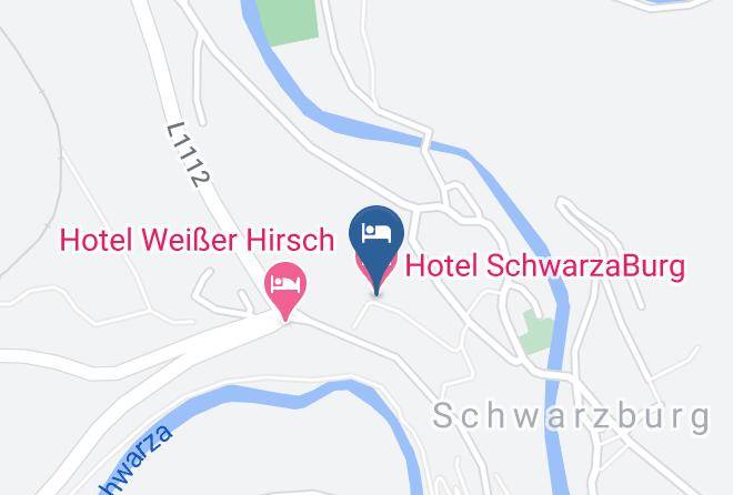 Hotel Schwarzaburg Map