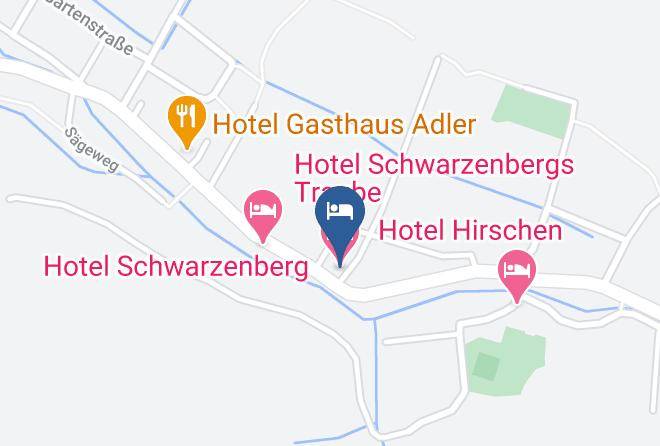 Hotel Schwarzenbergs Traube Map