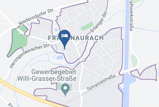 Erlangen - Hotel Schwarzer Adler Maps