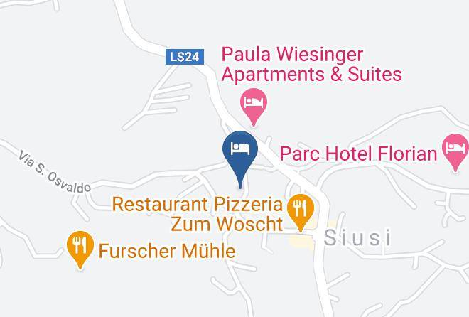 Bolzano - Hotel Schwarzer Adler Maps