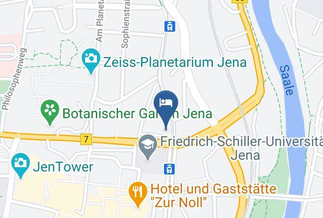 Jena - Hotel Schwarzer Bar Maps