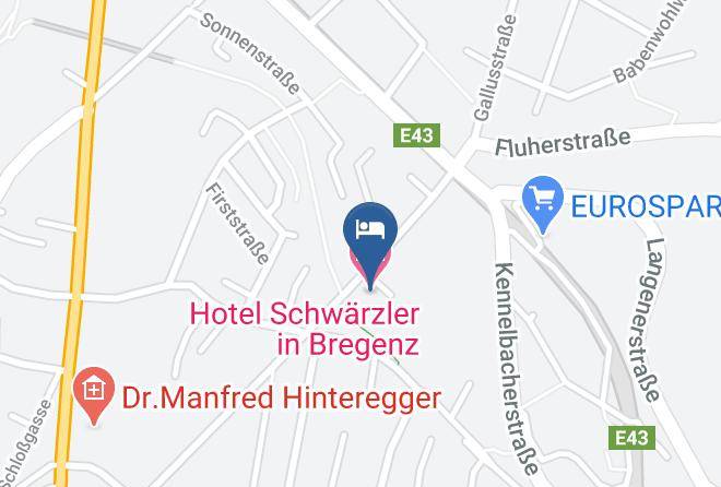 Bregenz - Hotel Schwarzler In Bregenz Maps