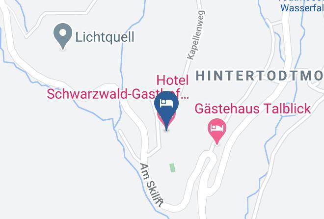 Hotel Schwarzwald Gasthof Rosle Map