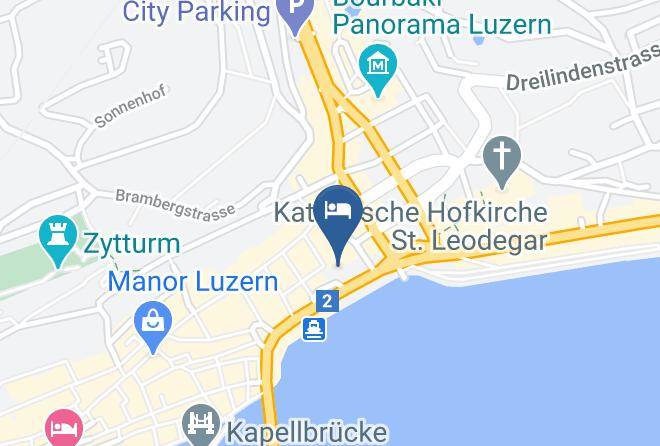 Lucerne - Hotel Schweizerhof Luzern Maps