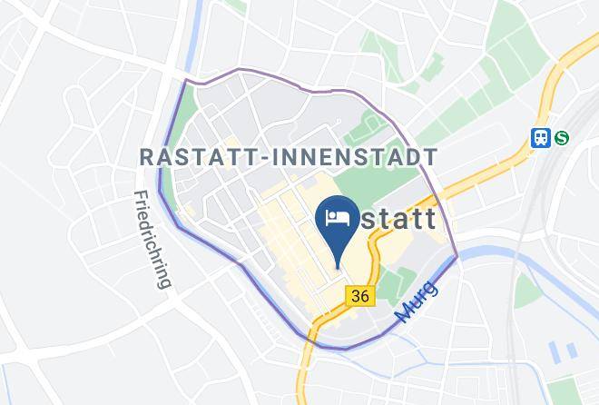 Rastatt - Hotel Schwert Maps