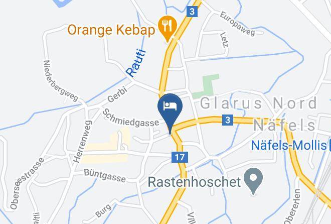 Hotel Schwert Nafels Map