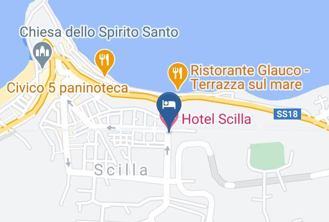 Reggio Di Calabria - Hotel Scilla Maps