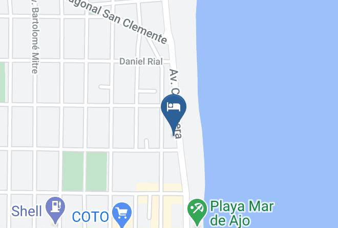 Mar Del Tuyu - Hotel Scoglie Maps