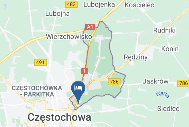 Czestochowa - Hotel Scout Sp Z Oo Maps