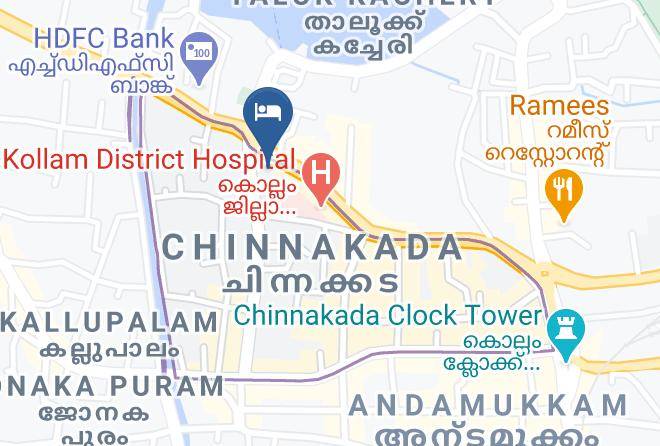 Quilon - Hotel Sea Bee Maps