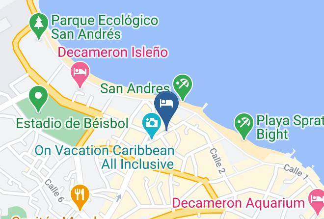 San Andres - Hotel Sea Colors Maps