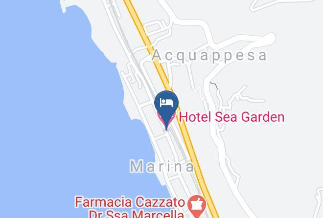 Cosenza - Hotel Sea Garden Maps