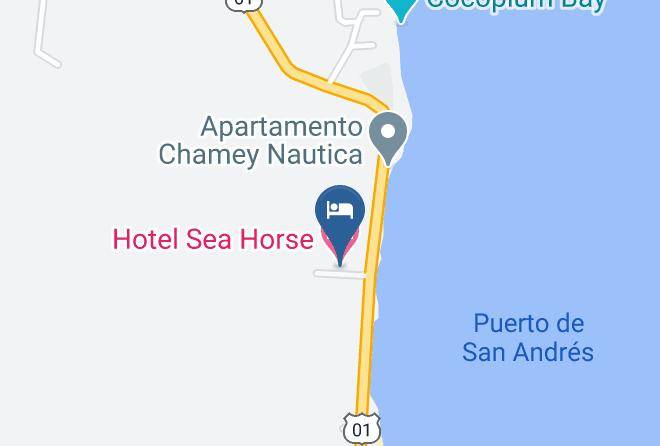 San Andres - Hotel Sea Horse Maps