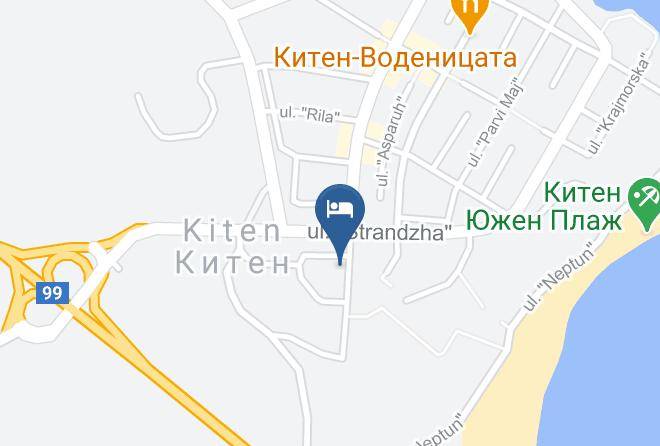Primorsko - Hotel Sea Star Maps
