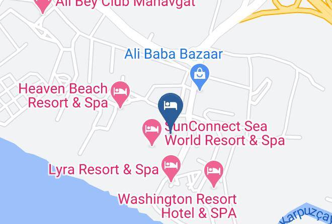 Antalya - Hotel Sea World Turkey Maps