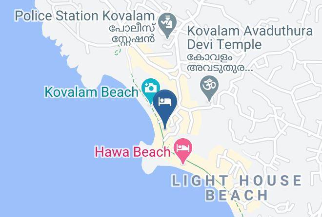 Neyyattinkara - Hotel Sea Face Kovalam Maps