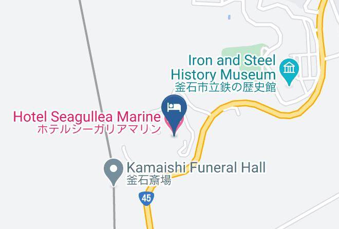 Kamaishi City - Hotel Seagullea Marine Maps