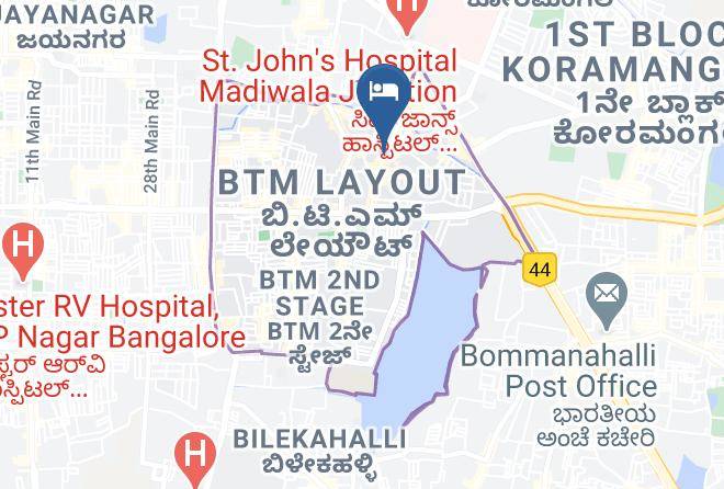 Bengaluru - Hotel Seapearl Maps