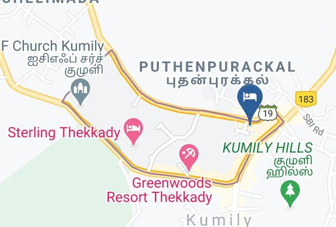 Peerumade - Hotel Seasons Thekkady Maps
