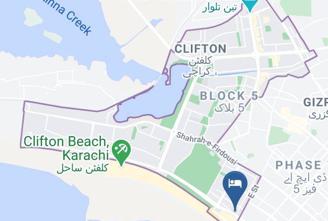 Karachi - Hotel Seaview Maps