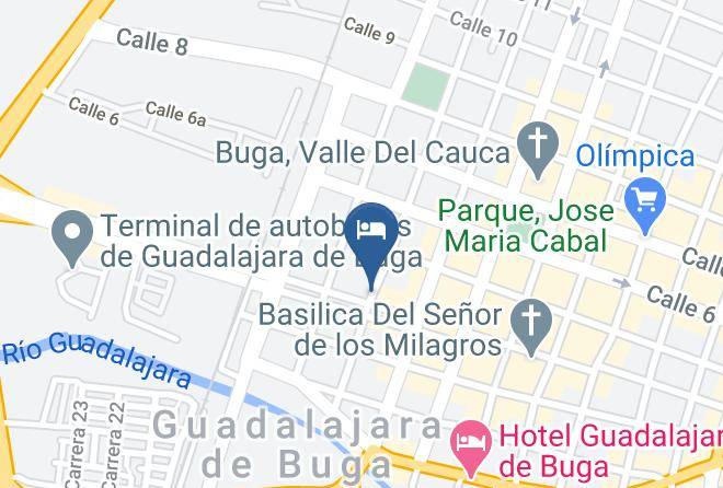 Buga - Hotel Sebastian Real Maps