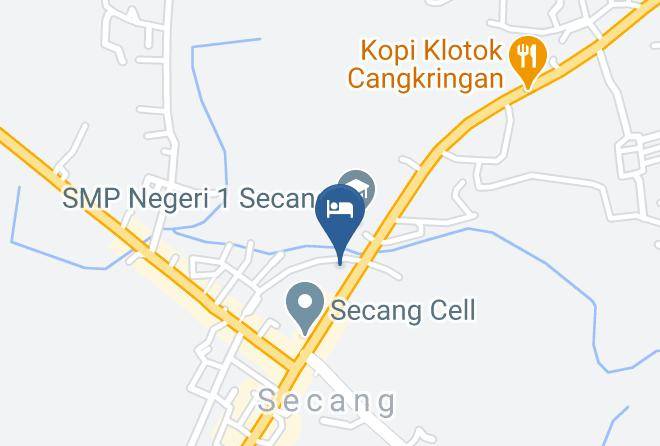Hotel Secang Permai Map