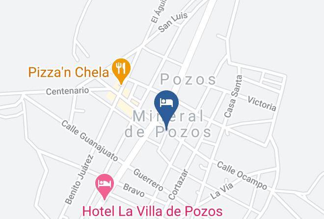 San Luis De La Paz - Hotel Secreto Maps