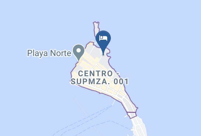 Isla Mujeres - Hotel Secreto Maps