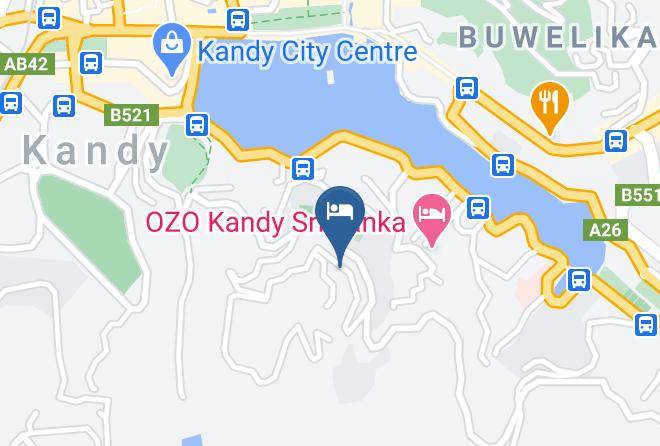 Kandy - Hotel See Kandy Maps