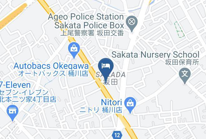 Okegawa City - Hotel Seeds Maps