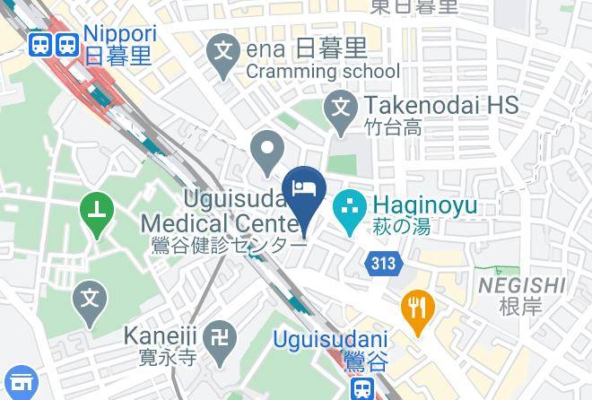 Taito Ward - Hotel Seeds Uguisudani Maps