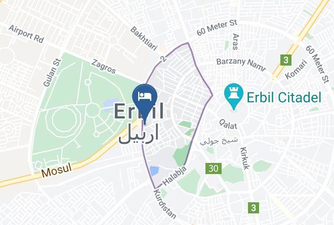 Erbil - Seever Hotel Maps