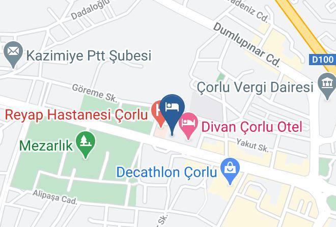 Corlu - Hotel Sefa Maps
