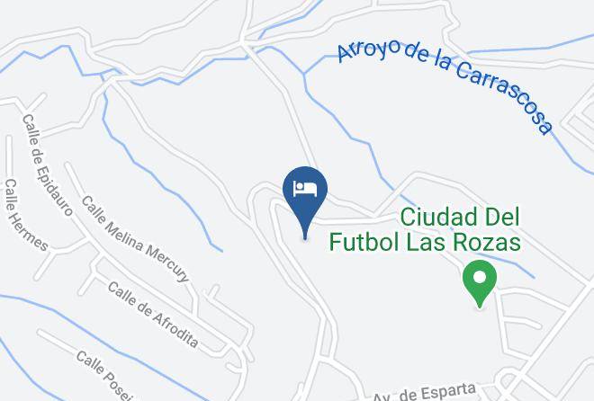 Madrid - Hotel Sefutbol Maps