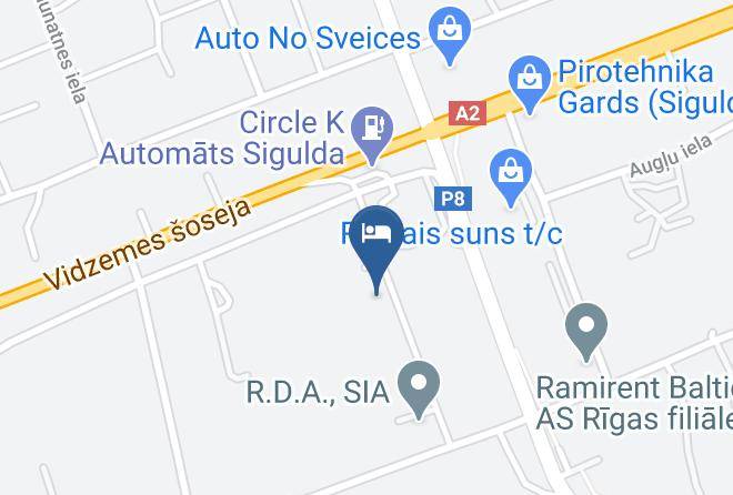 Sigulda - Hotel Segevold Maps