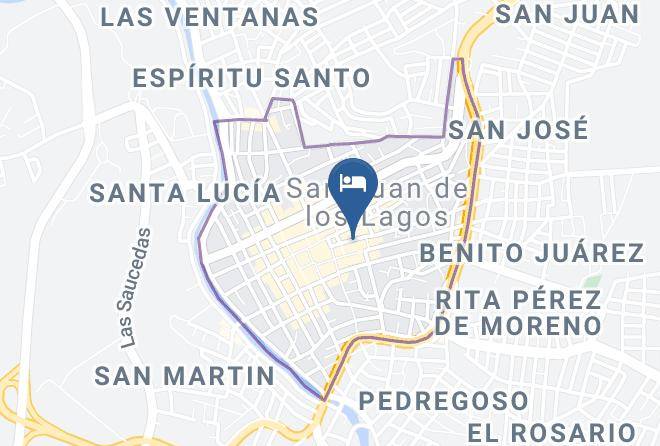 San Juan De Los Lagos - Hotel Segovia Maps