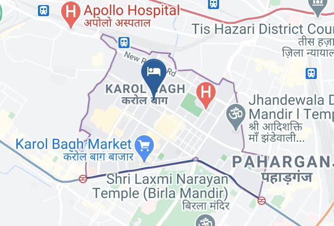 Karol Bagh - Hotel Sehej Continental Maps