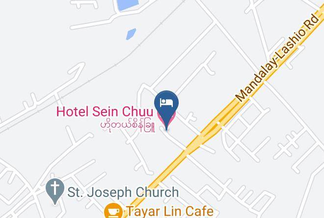 Pyinoolwin - Hotel Sein Chuu Maps